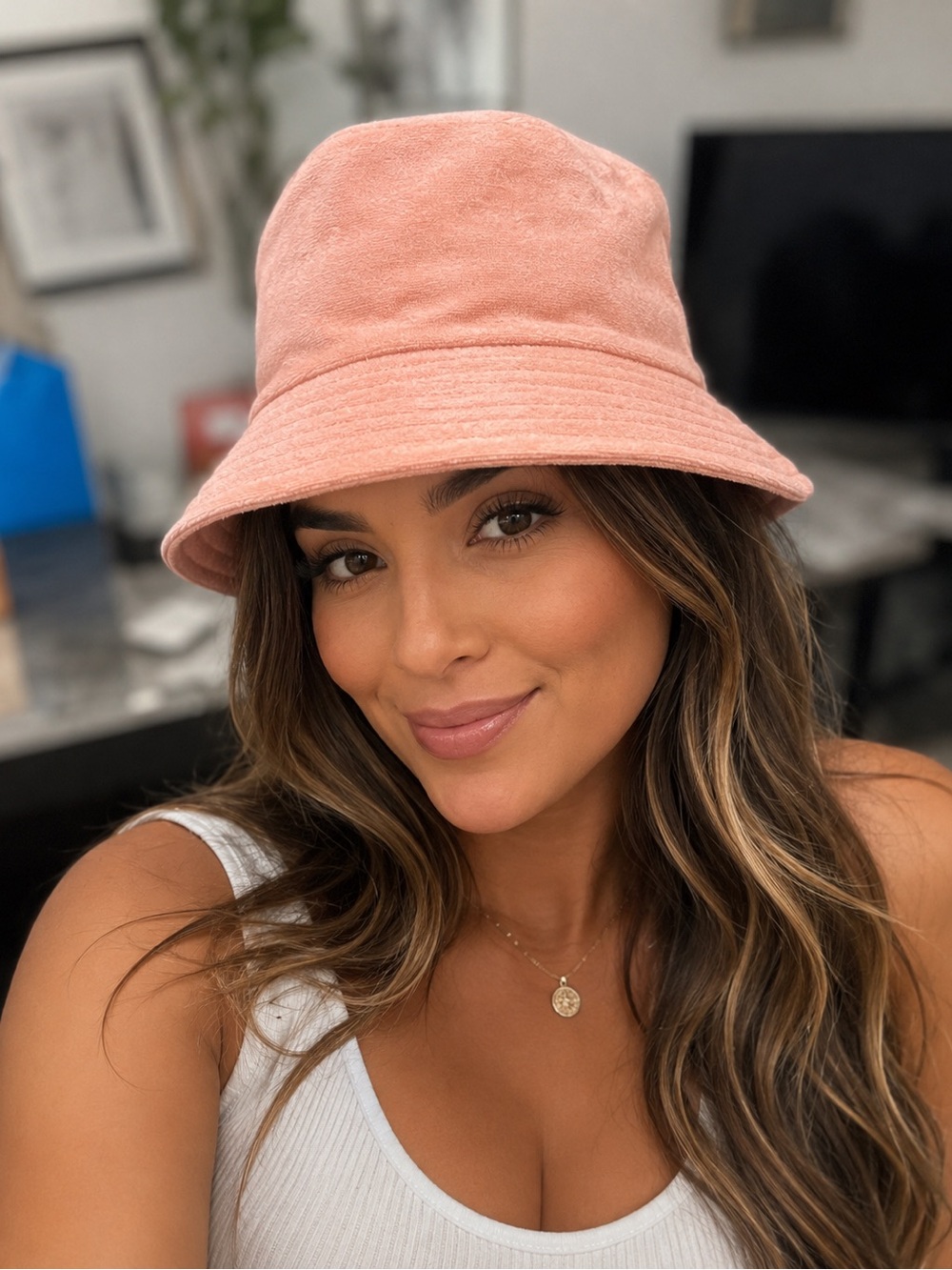 Peach Bucket Hat
